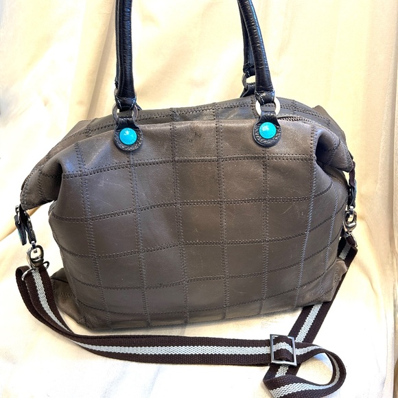 🔥🔥 GABS Italian Convertible Handbag Genuine Leather Purse Tote - Picture 1 of 15